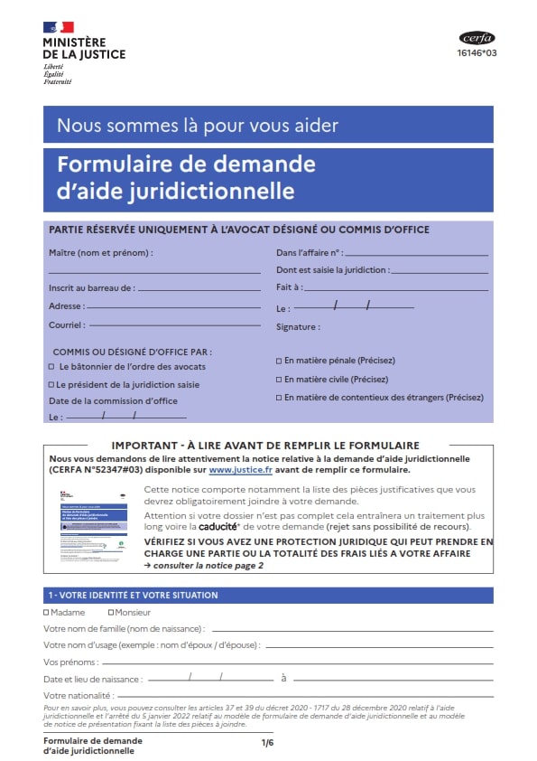 Censure de l'exclusion des étrangers résidant irrégulièrement en France du bénéfice de l'aide juridictionnelle (AJ)