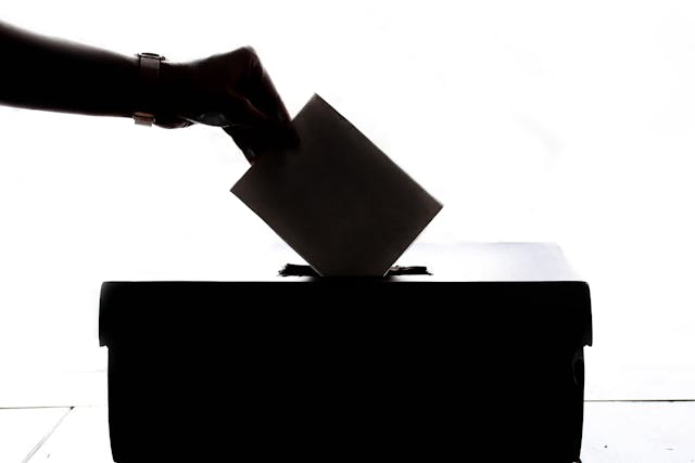 Illustration d'un vote Le vote par correspondance des détenus est conforme à la Constitution